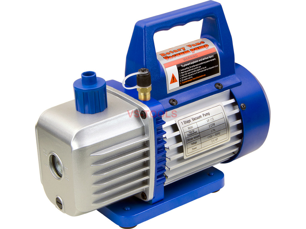 Air Vacuum Pump HVAC Auto A/C Refrigerant Recharging Tool